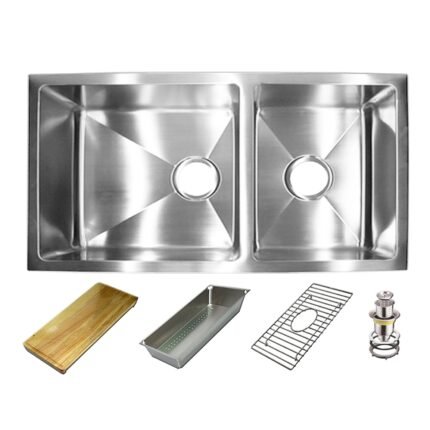 FIDELIS FSD-21032 Double Bowl Sink (Under Mount)