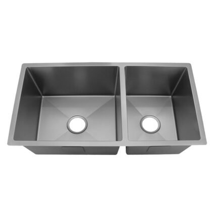 FIDELIS FSD-22315 Double Bowl Sink (Under Mount) (Nano Coating)