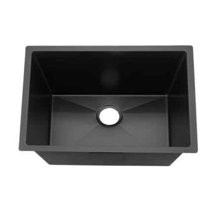 FIDELIS FSD-22334 Single Bowl (Under Mount) Black Nano