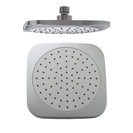 FIDELIS FSS-52608 8 Overhead Shower White Round Chrome Back (ABS)