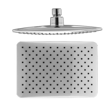 FIDELIS FSS-52611 Overhead Shower White Face _ Chrome Back (ABS)