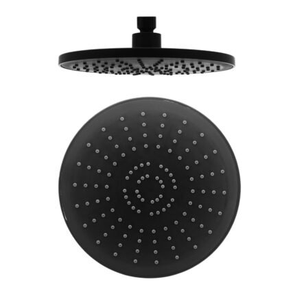 FIDELIS FSS-53805BK 9 Overhead Round Shower Rose (Black)