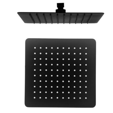 FIDELIS FSS-53907BK 245mm Square Stainless Steel (Black) Dimension