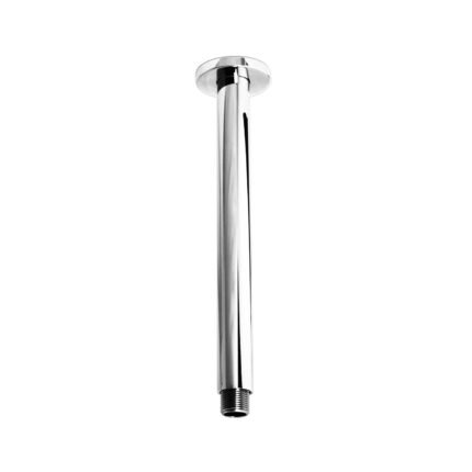 FIDELIS FSS-55805 200mm Round Shower Ceiling Rod Chrome (Brass)