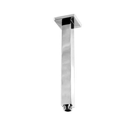FIDELIS FSS-55807 200mm Square Shower Ceiling Rod Chrome (Brass)