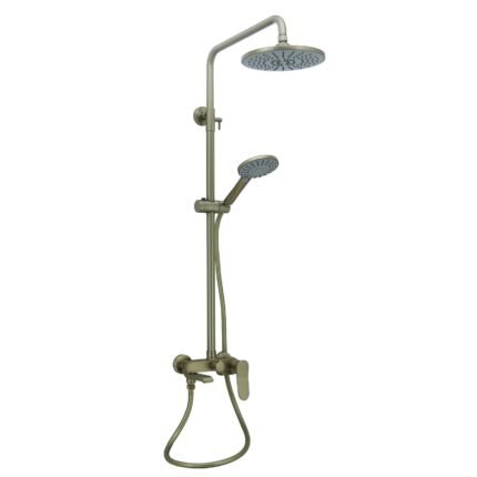 FIDELIS FT-7108HBG Bath Rain Shower Set (Brushed Gold)