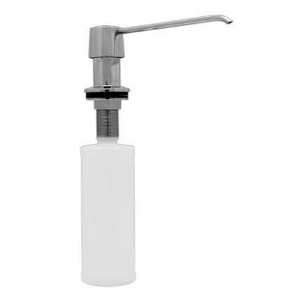 FIDELIS FV-7097 (350ml) Deck Mount Soap Dispenser (6 inch Spool-Brass Chrome)(Liquid Bottle-Plastic)
