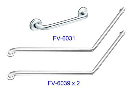 FIDELIS FV-SET C Ambulance Grab Bar (Diameter 38mm)
