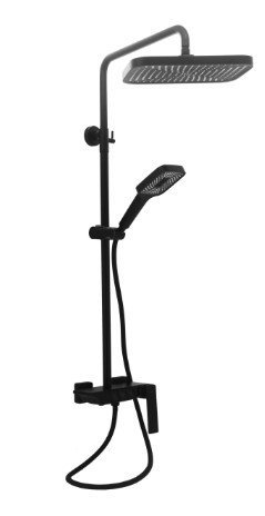 FIDELIS FT-7188 BK Rainshower Set