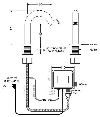 VELIN 303A01(AC) 170MM D