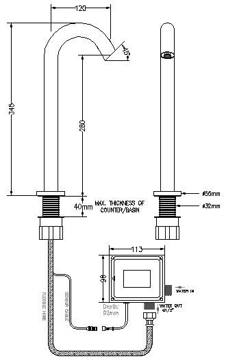 VELIN 303A01(DC) 345MM D